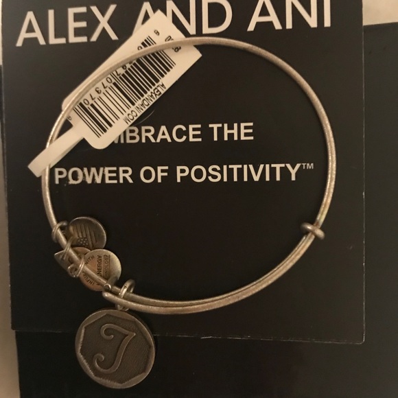 Alex and Ani “T” Bracelet NWT - Picture 2 of 2